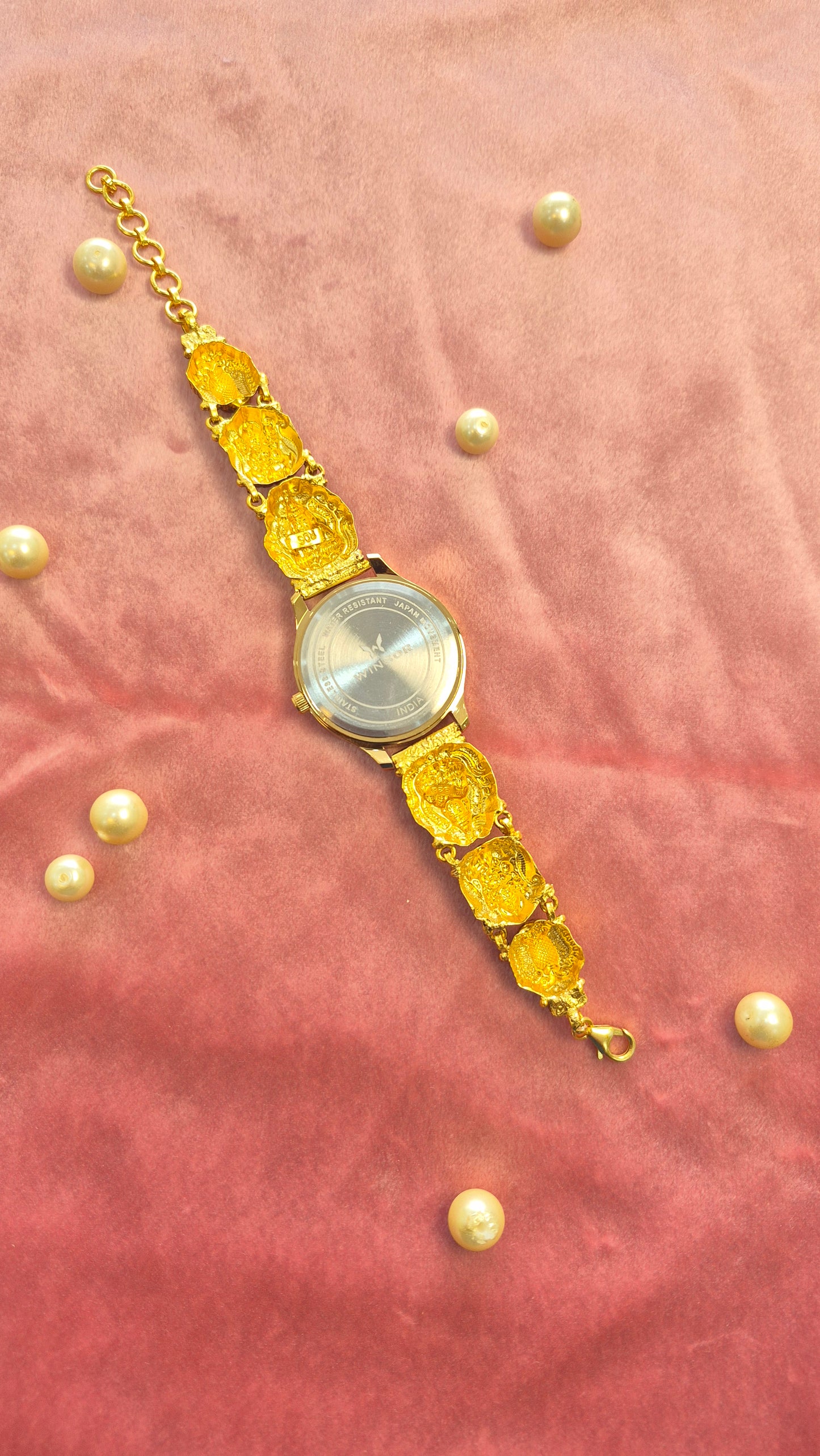 Antique silver watches Pink Mother Of Pearl(MOP) dial