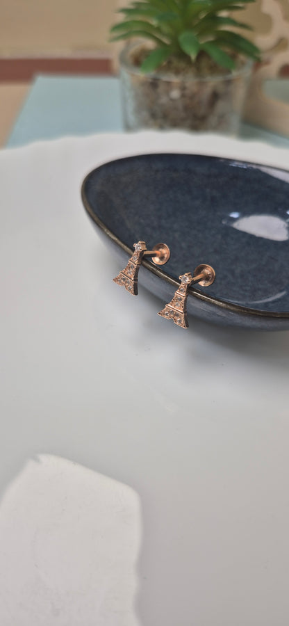 Eiffel Tower stud