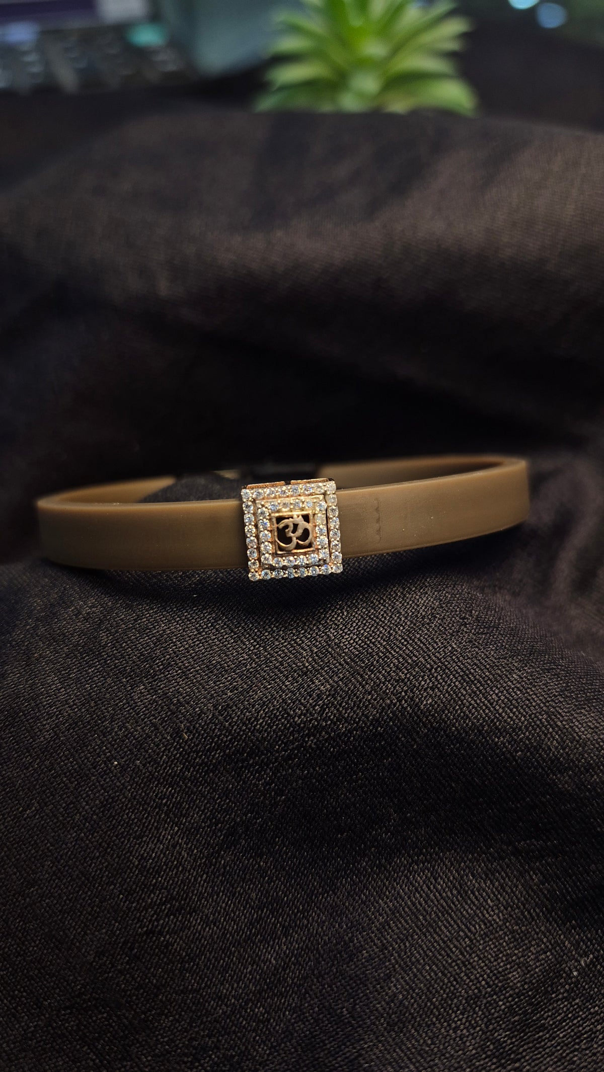Om buckle bracelets
