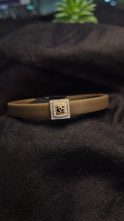 Om buckle bracelets