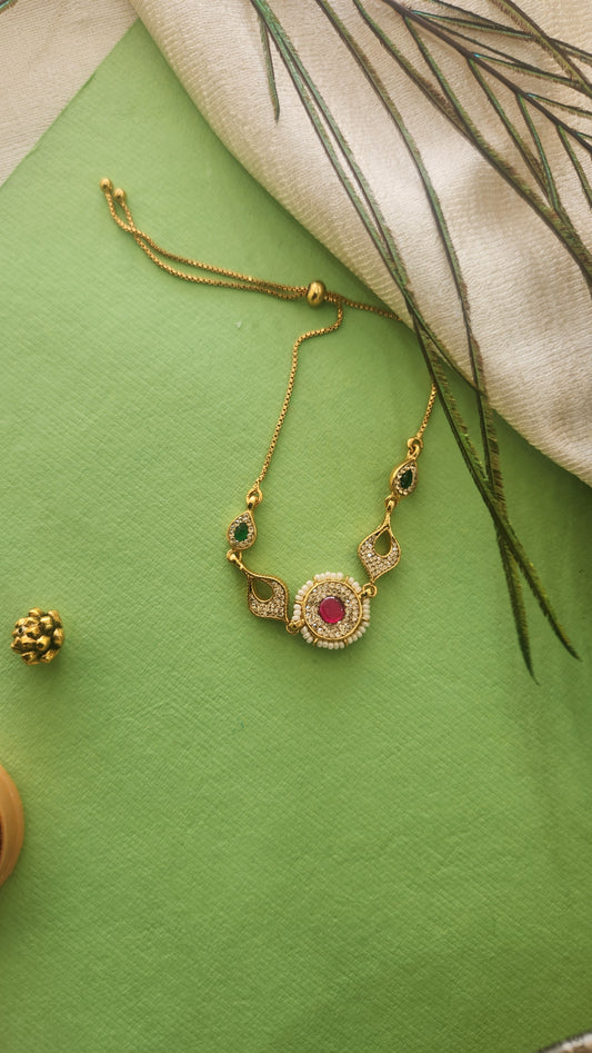 Adjustable Kundan Bracelet