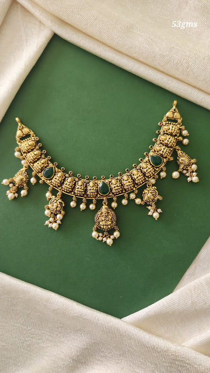 Laxmi hasli nagas necklace