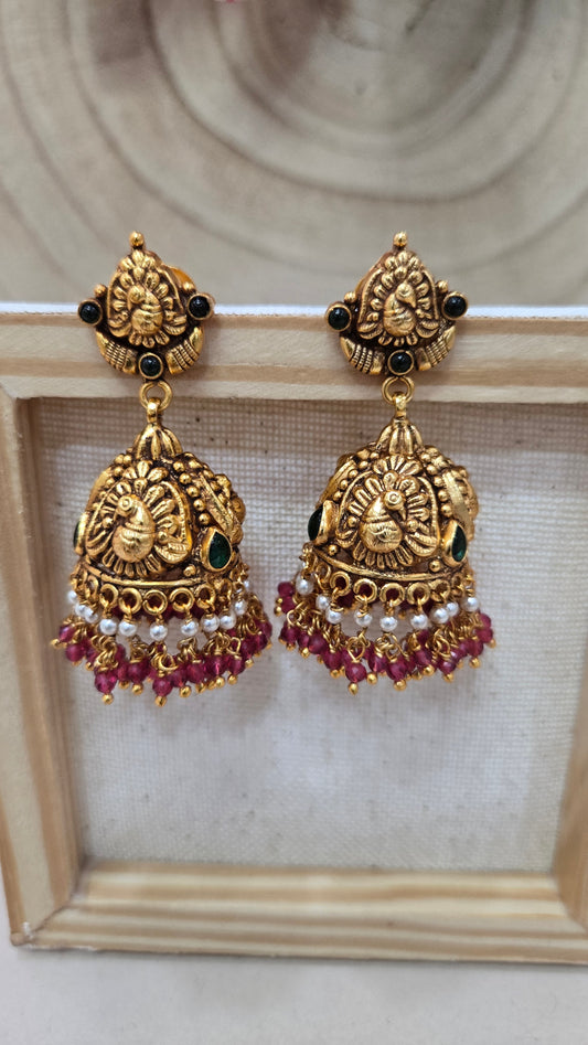 Peacock jumkas