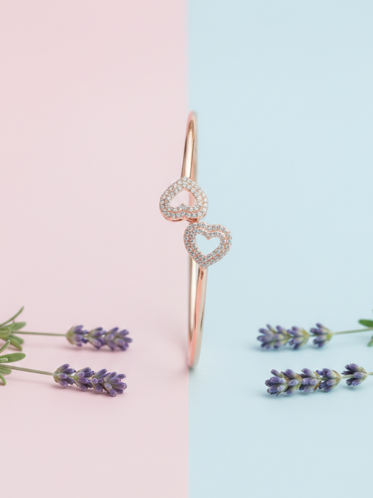 Rose Gold Heart Bracelet