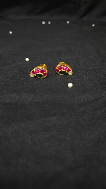 Mango kundan stud