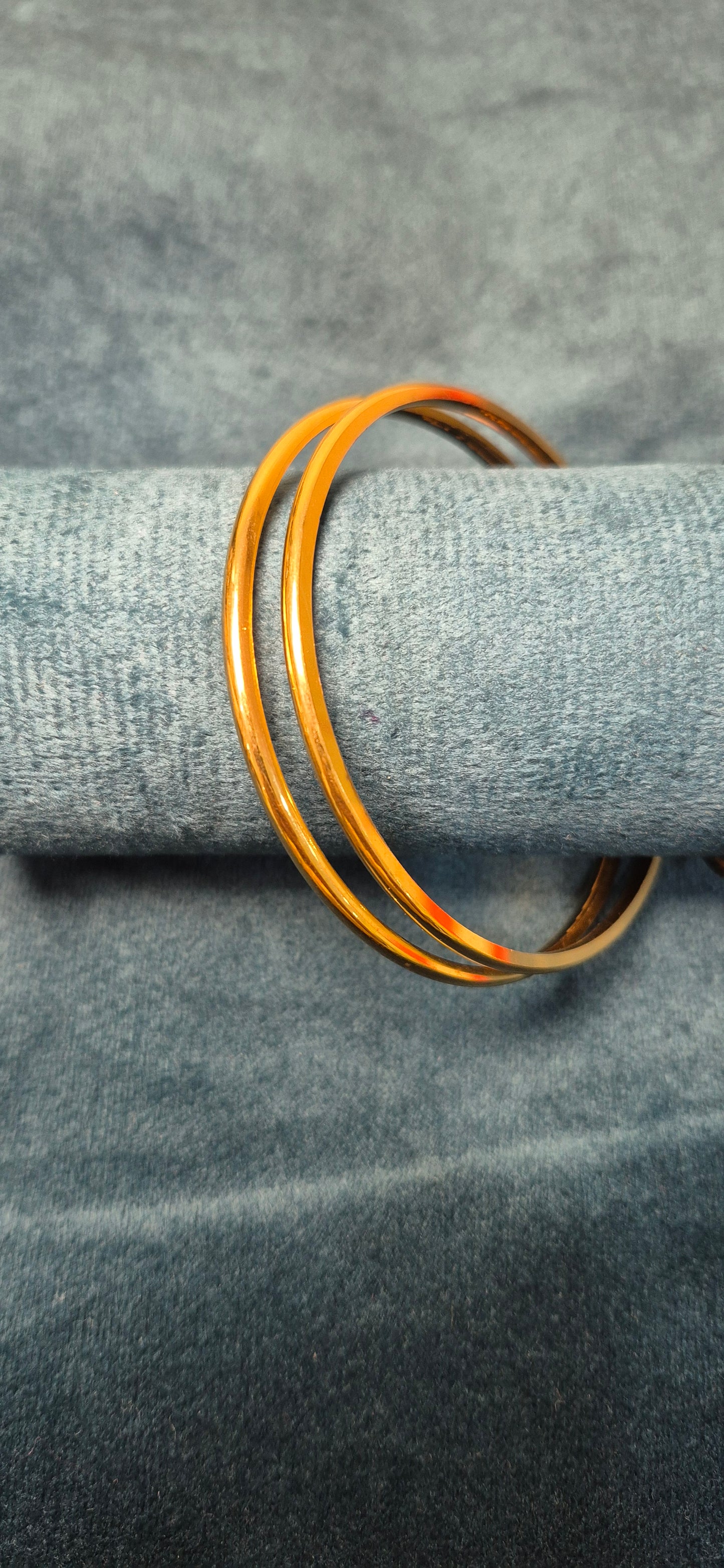 Plain bangles half round