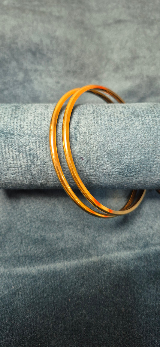 Plain bangles half round