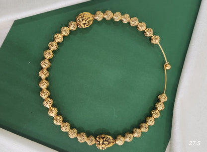 Hasli ring necklace with ganesha motifs