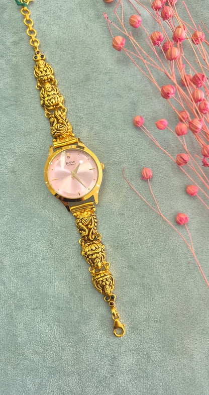 Antique watch Pink dial
