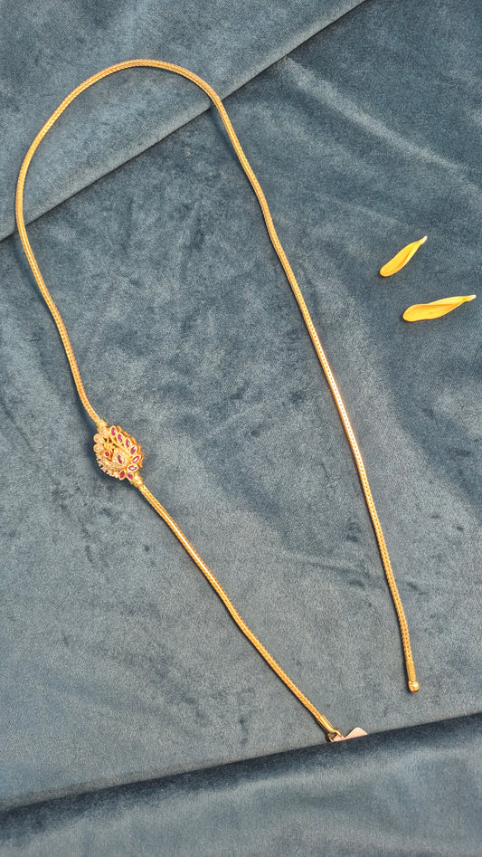 Peacock double sided mangalyam chain
