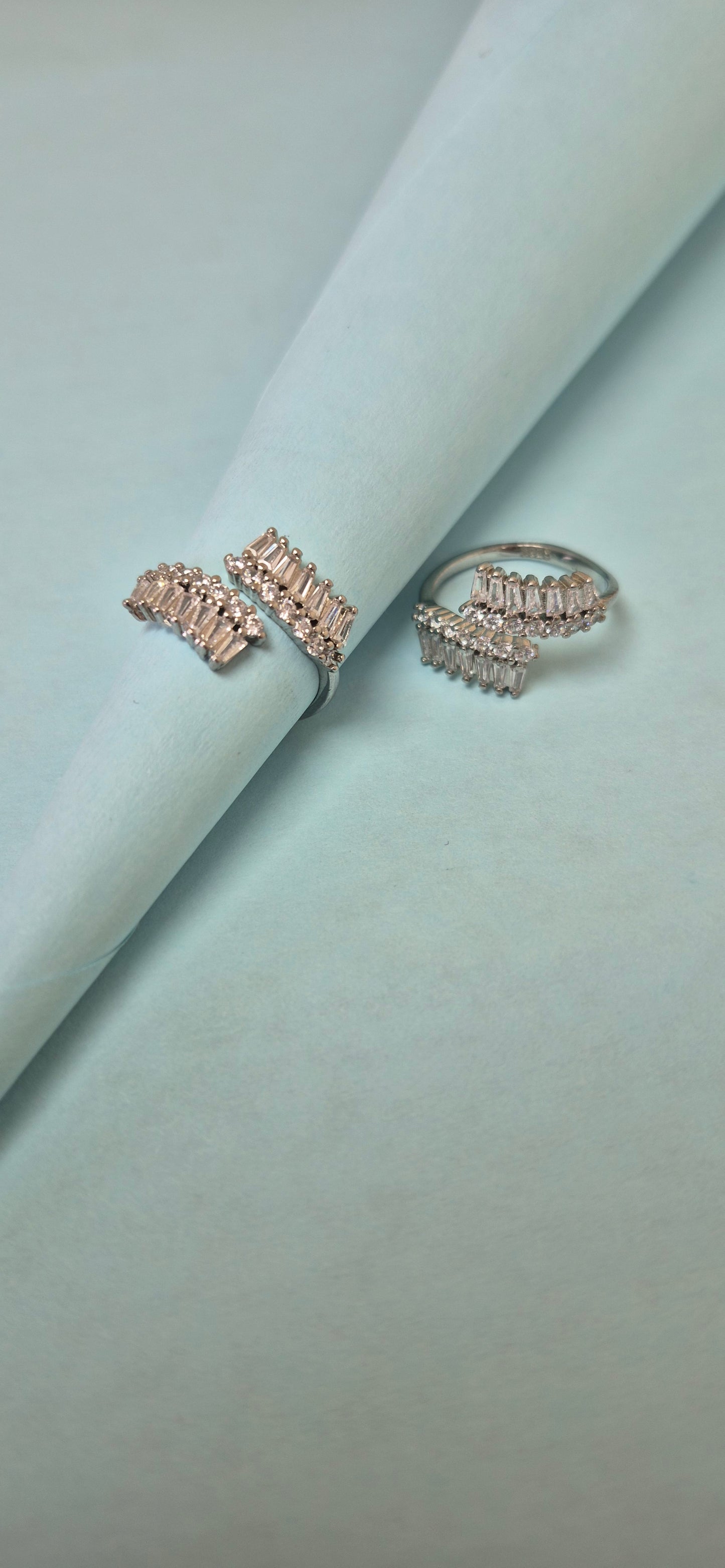 Cz toe rings