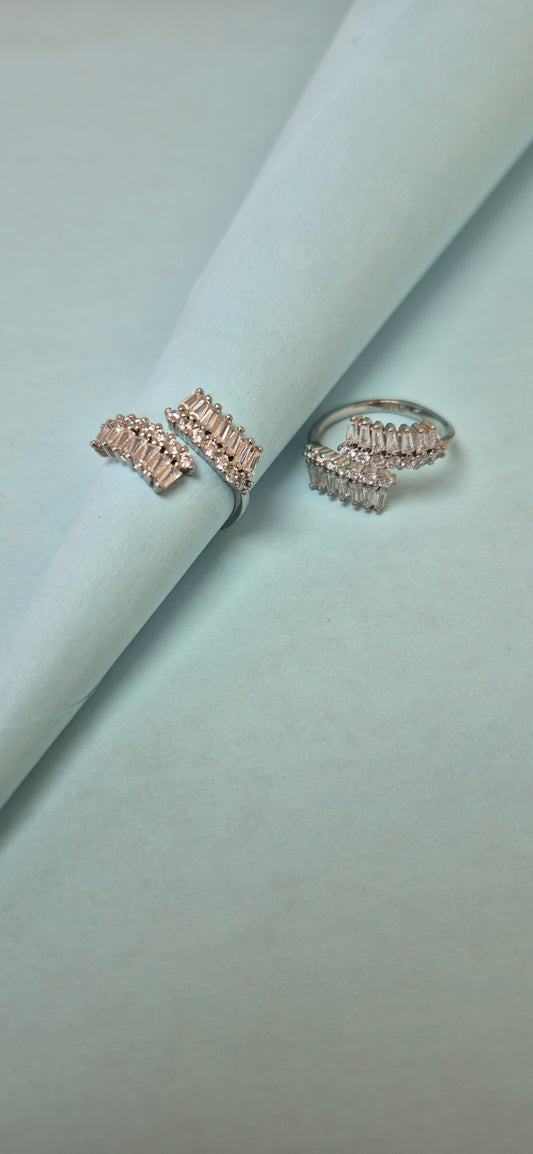 Cz toe rings