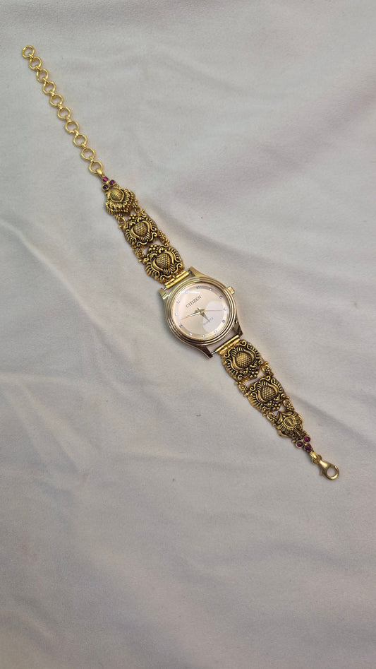 Antique watch gold dial