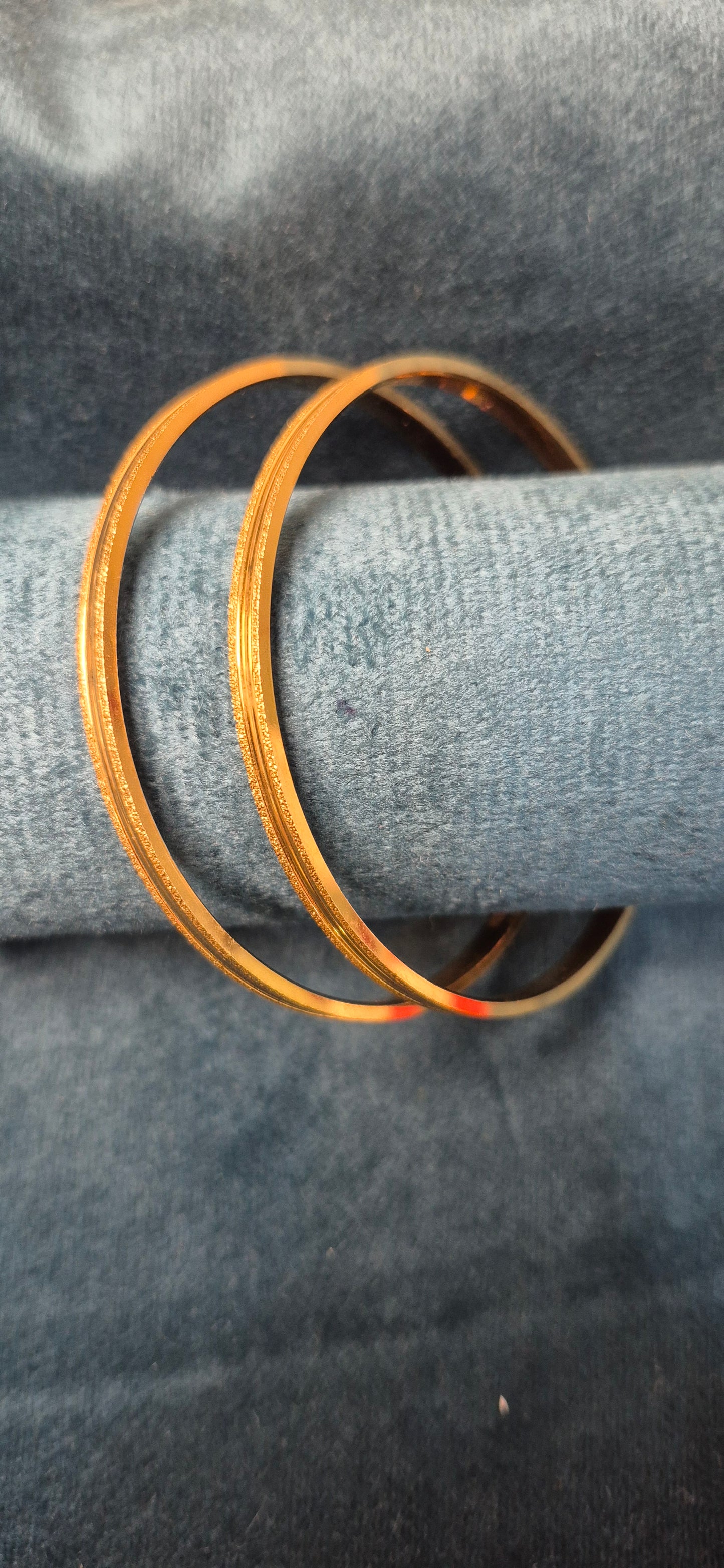 Plain double line bangle 2.6