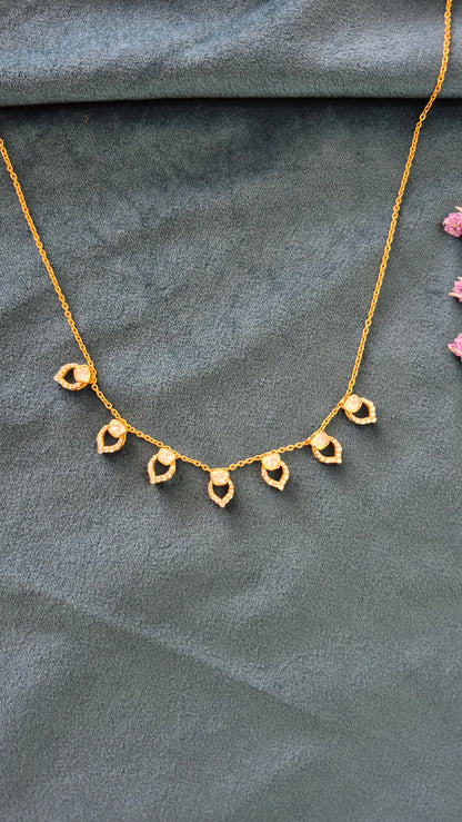 Moissonite charms chain