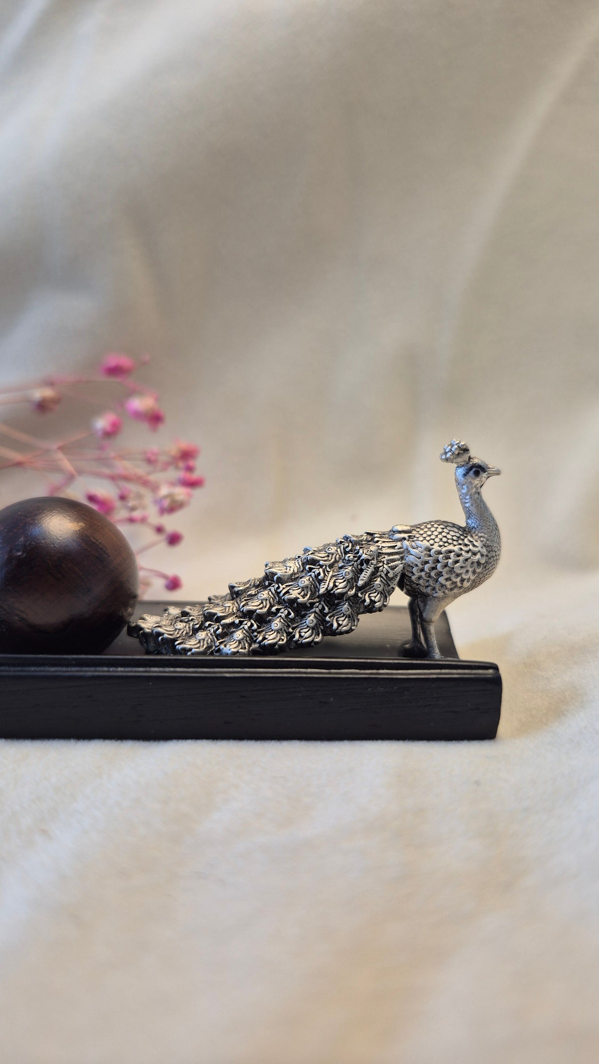 Agarbathi antique Silver Peacock 🦚 stand