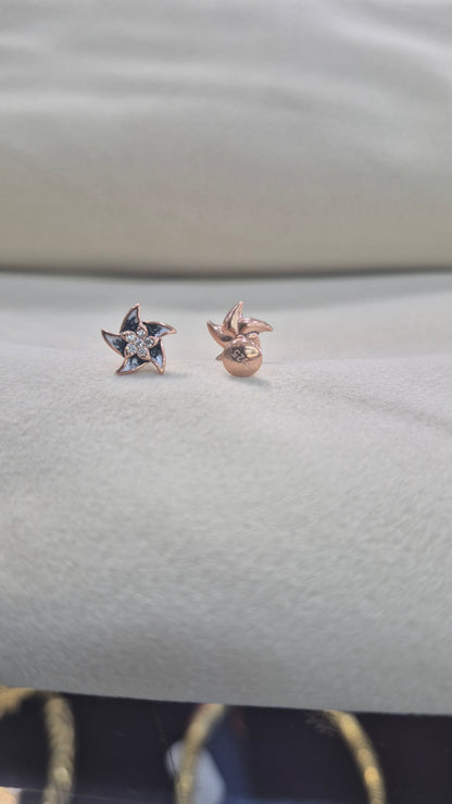 Star flower stud