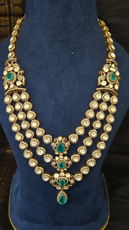 Polki 3 layer haram set