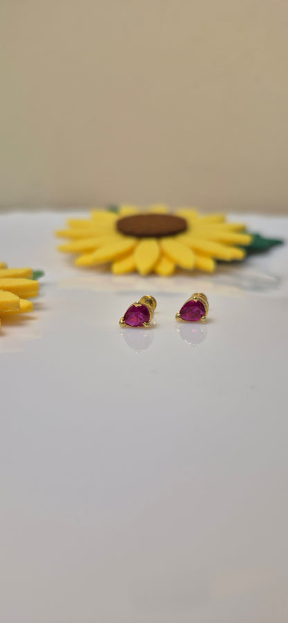 Pink baby stud vs nose pin vs sec stud