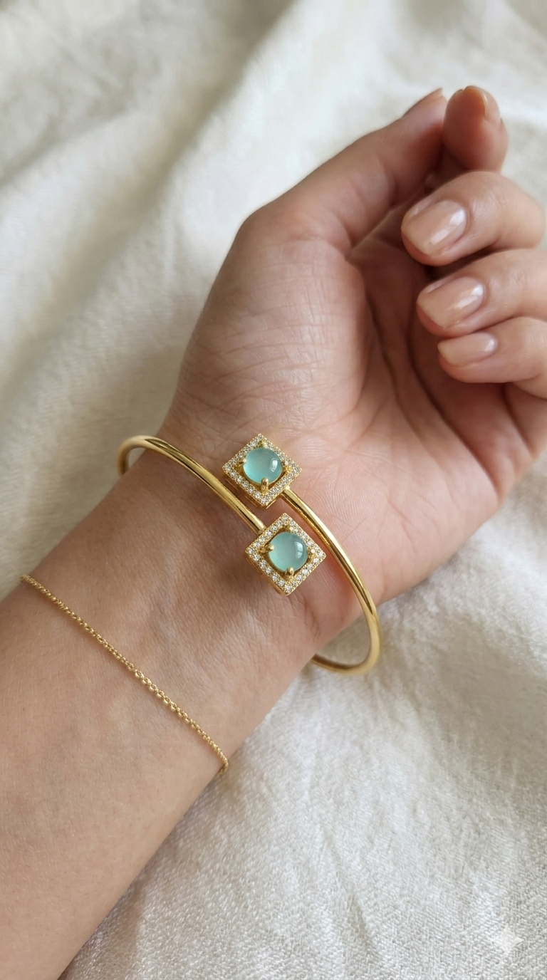 CZ gold polish Bracelet