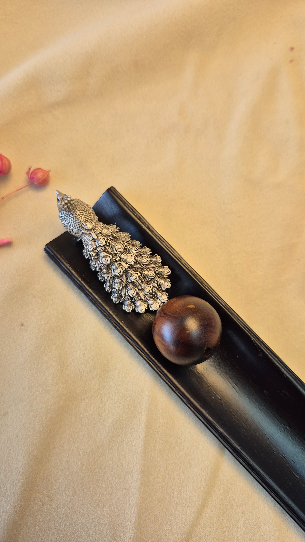 Agarbathi antique Silver Peacock 🦚 stand