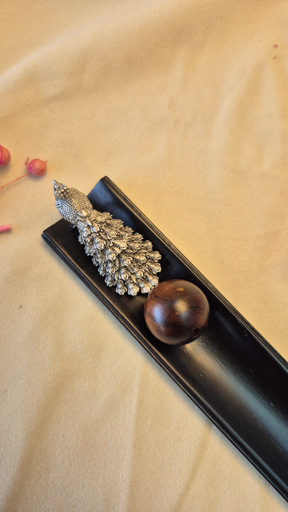 Agarbathi antique Silver Peacock 🦚 stand