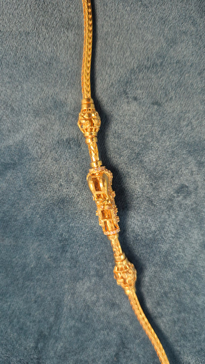 Peacock double sided mangalyam chain