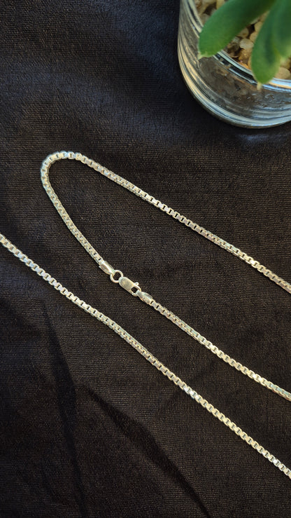 Box chain minimal anklets