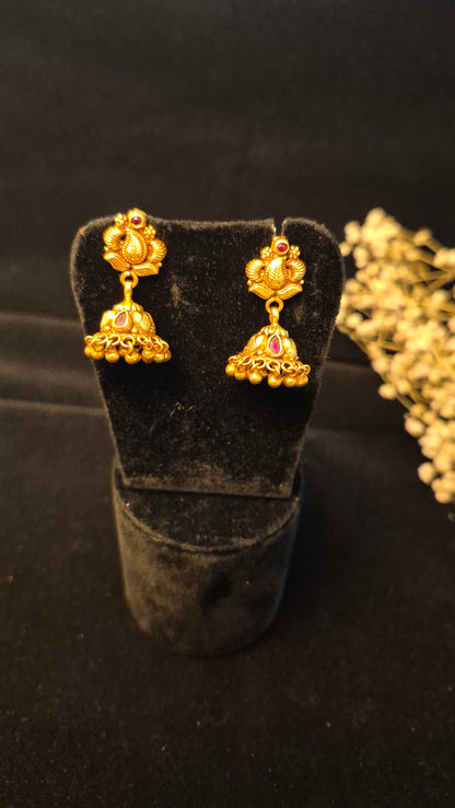 Nakas mango Jumka pearl drops (mid size)