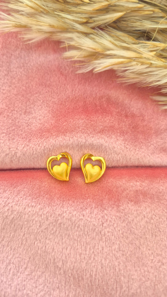Hearts stud