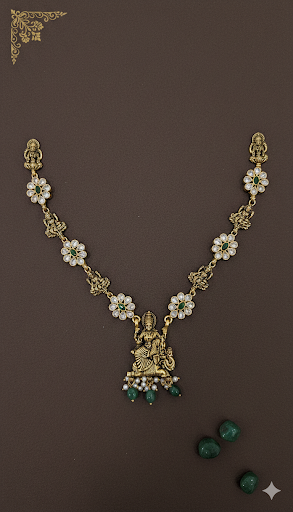 Laxmi stone Necklace