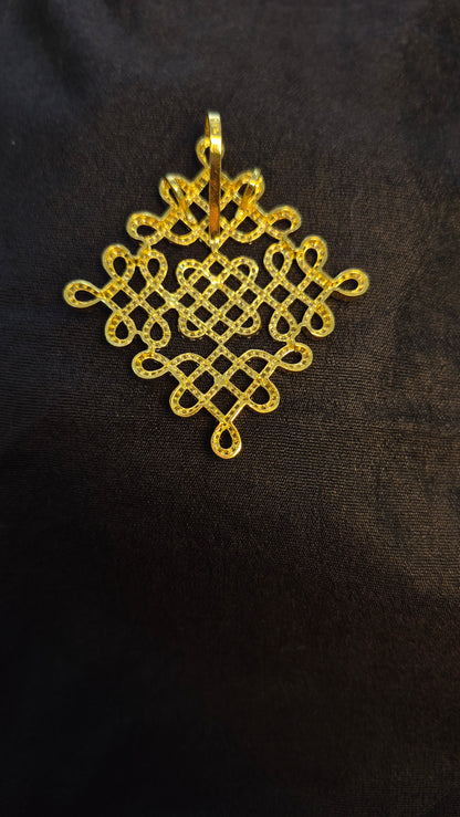Kolam pendants with stud