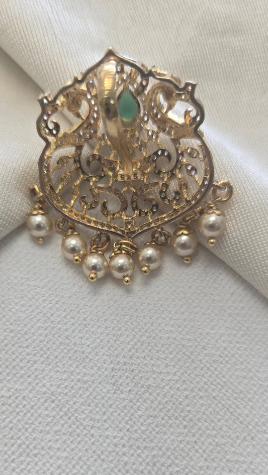 Zircon stone pendant