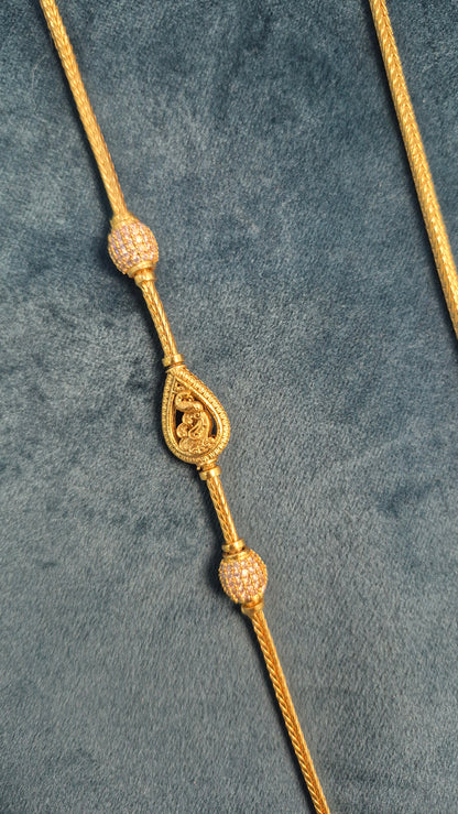 Small Peacock double sided mangalyam chain