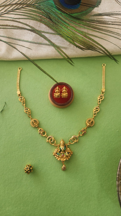 Cute Laxmi Necklace set