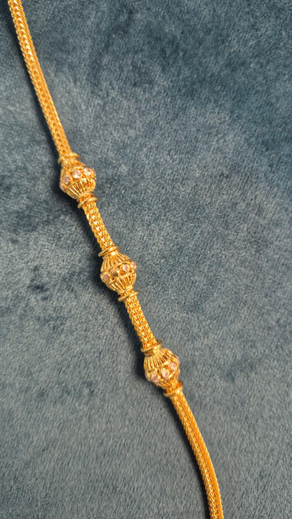 Zircon ball mogapu chain
