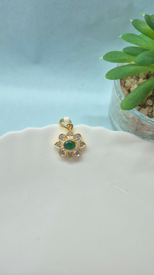 Green stone pendant