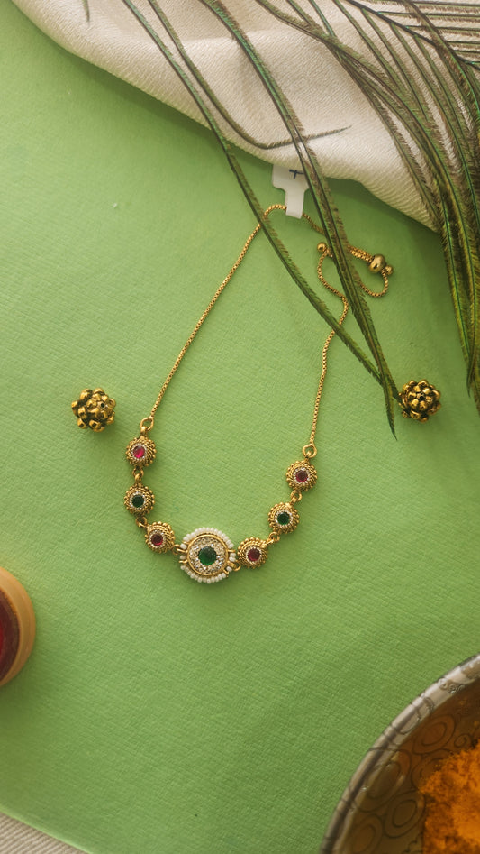 Adjustable Kundan Bracelet