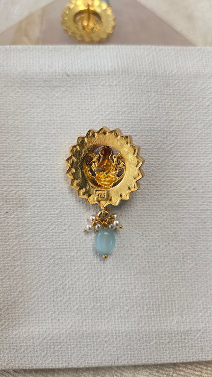Kundan Laxmi stud Earrings