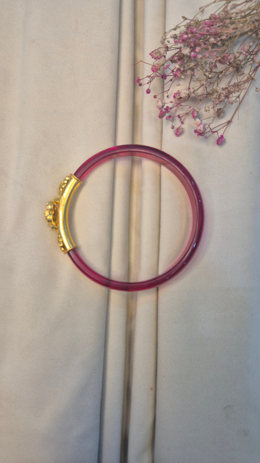 12 colour Nakas Mogappu bangle with white stones