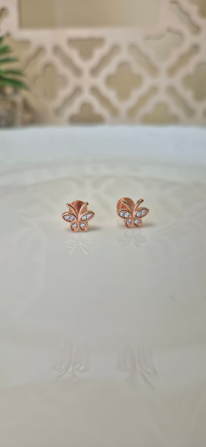 Cute butterfly stud