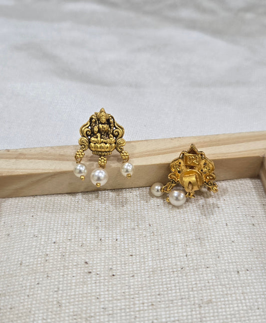 Laxmi studs with pearl drops