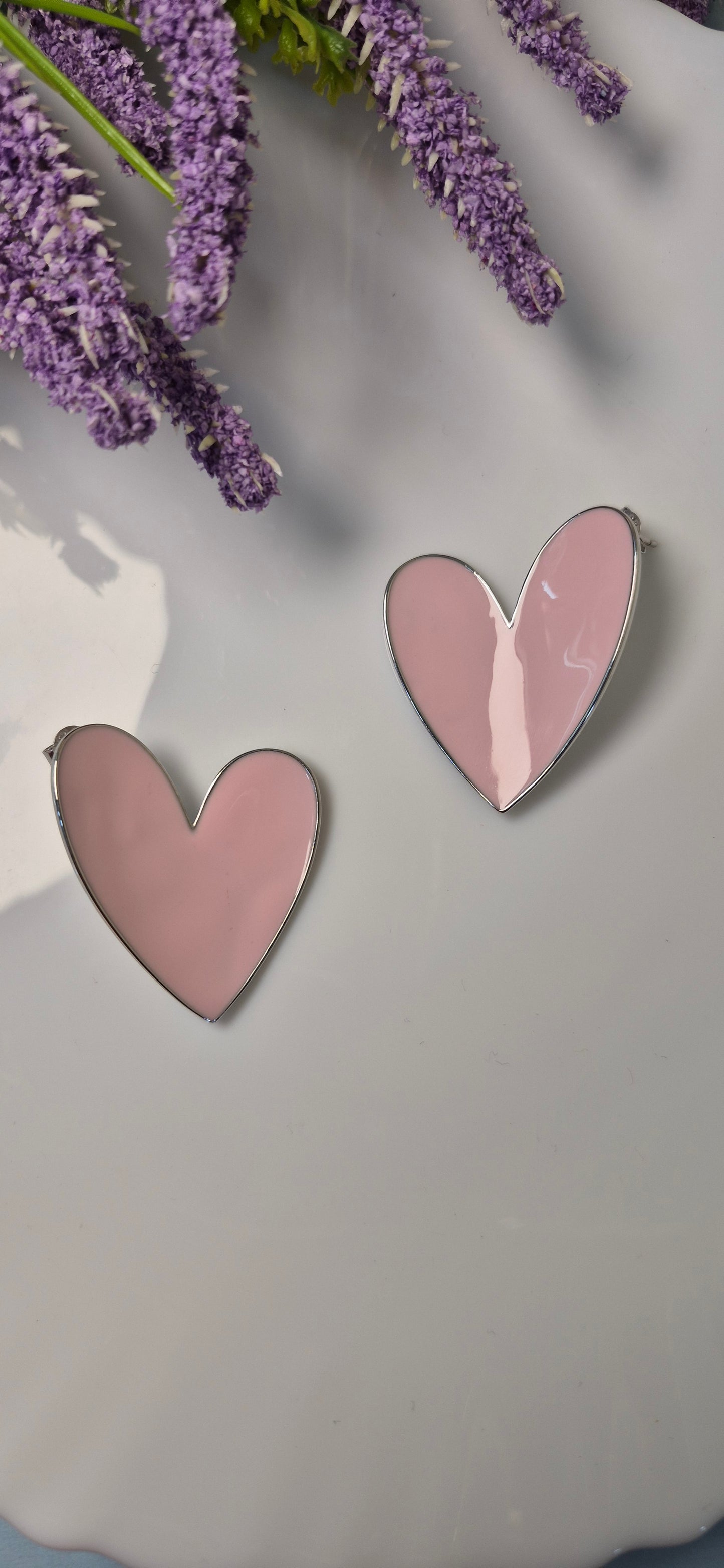Big pink hearts