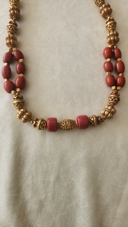Coral beads and nagas beads