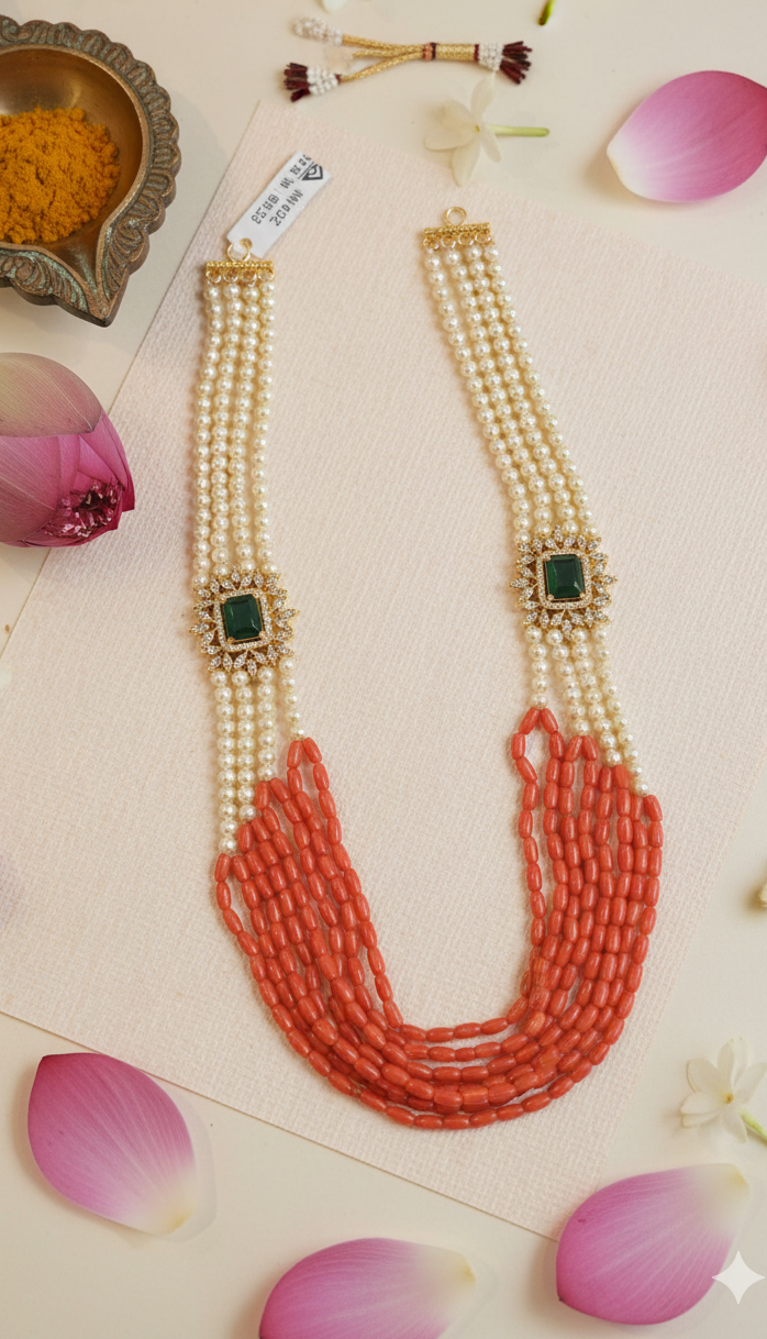 Coral Beads Neck piece
