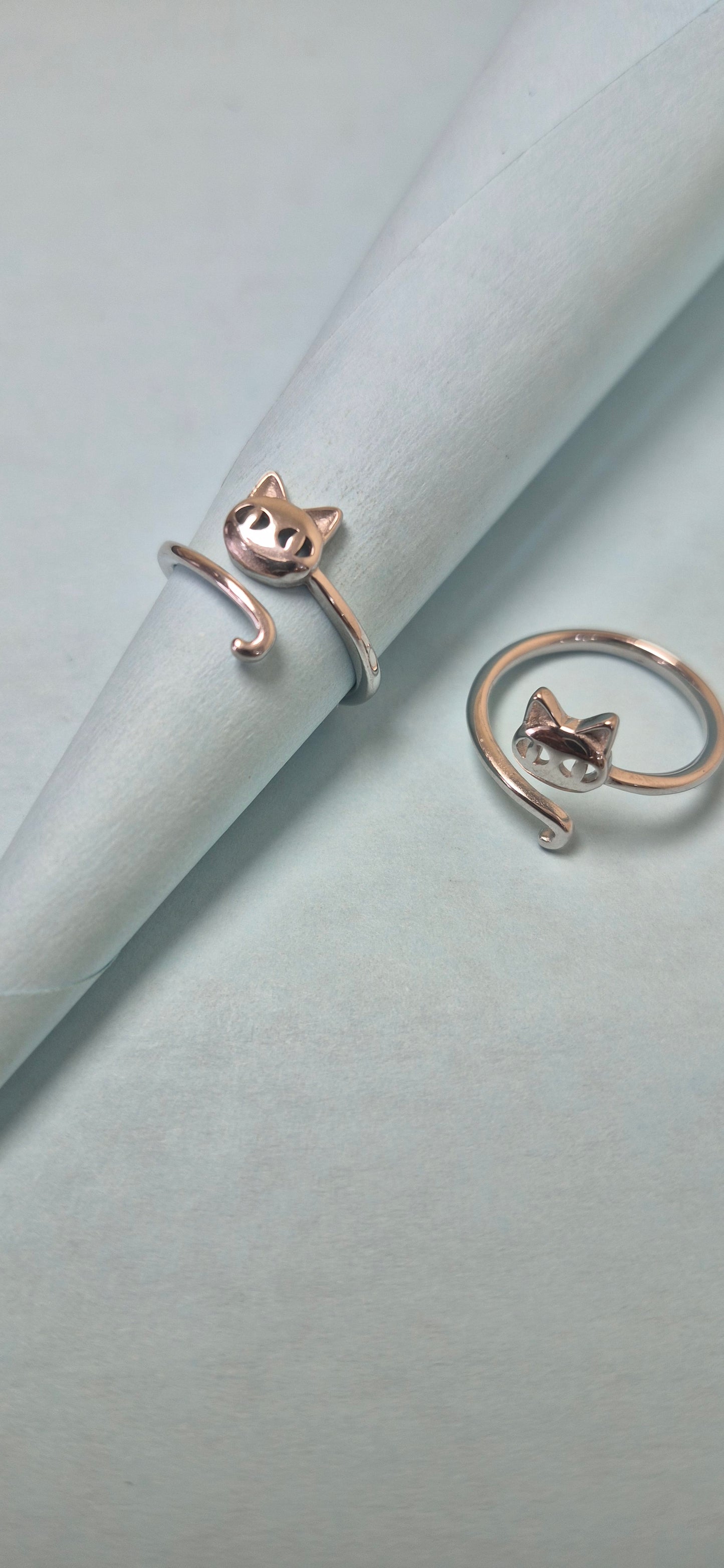 Cute kitty toe ring