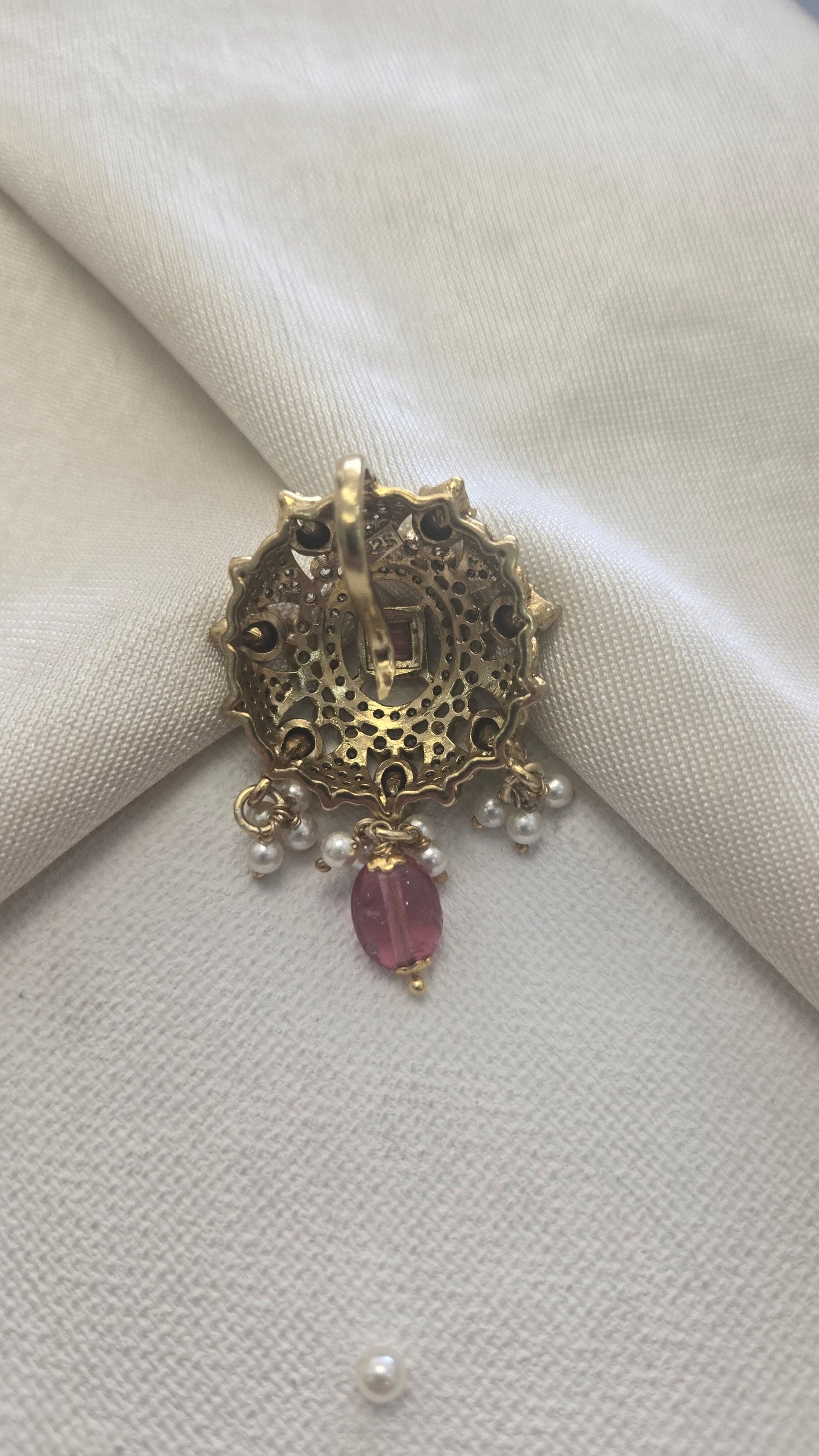 Victorian octagonal Pendant