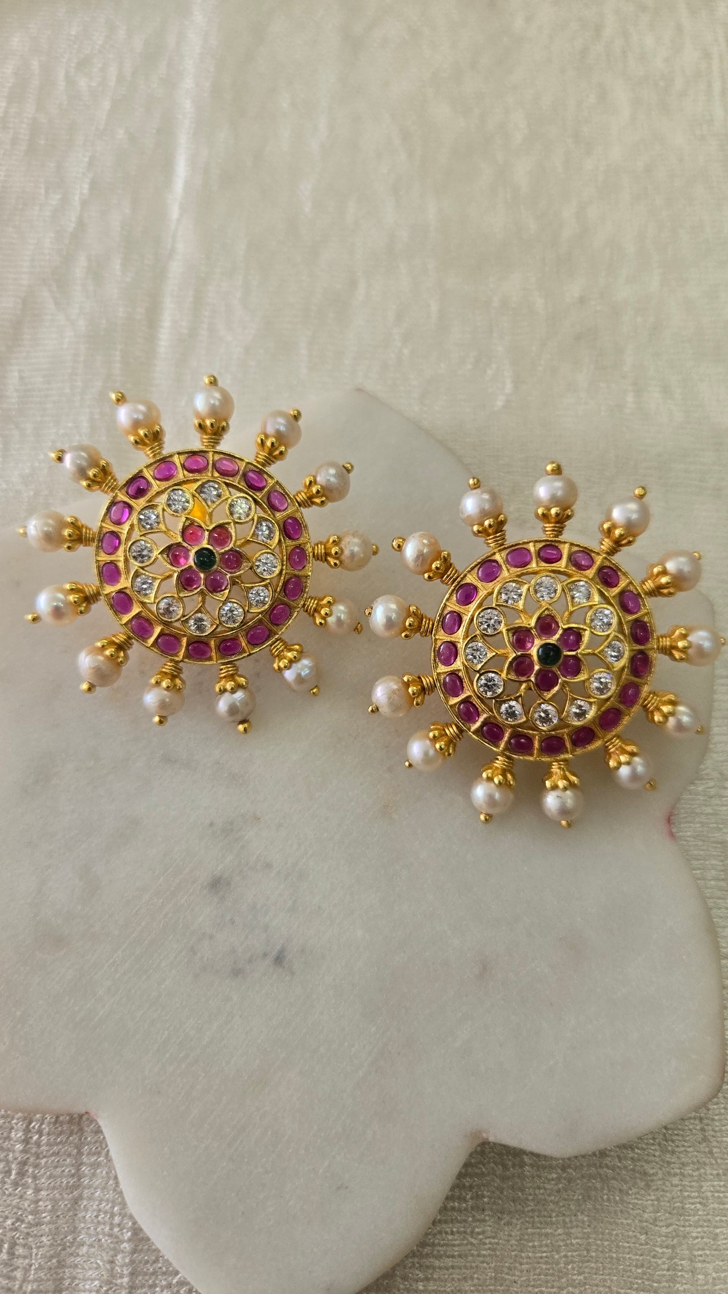 Kundan stud Earrings