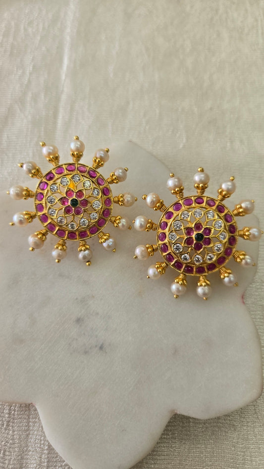 Kundan stud Earrings