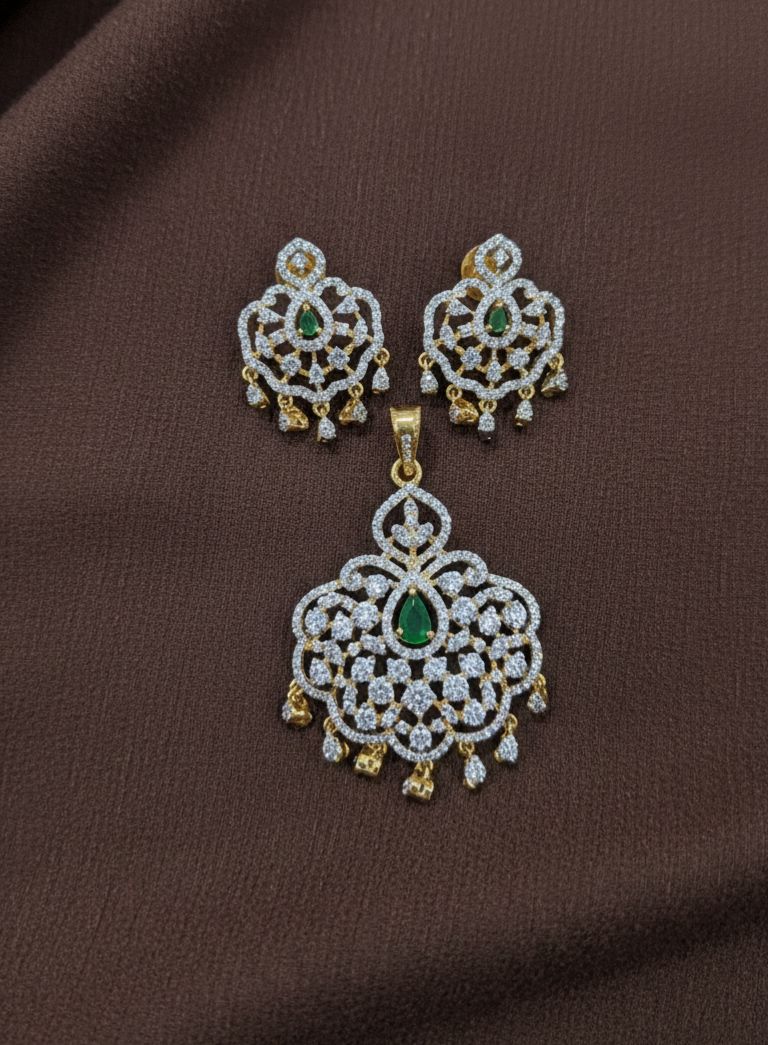 Zircon Pendant set